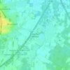 Mappa topografica Bissendorf-Wietze, altitudine, rilievo
