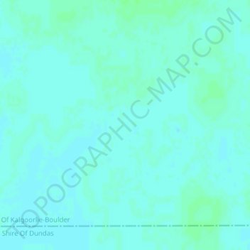 Mappa topografica Nullarbor Plain, altitudine, rilievo