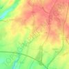 Mappa topografica Rouvre, altitudine, rilievo