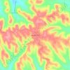 Mappa topografica Mount Herman, altitudine, rilievo