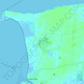 Mappa topografica Poggenhof, altitudine, rilievo