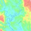 Mappa topografica Sua-on, altitudine, rilievo