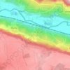 Mappa topografica Montvoisin, altitudine, rilievo