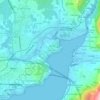 Mappa topografica As Covas, altitudine, rilievo