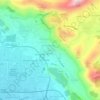 Mappa topografica Tuoro, altitudine, rilievo