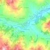 Mappa topografica Nibbiano, altitudine, rilievo