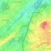 Mappa topografica Moortsele, altitudine, rilievo
