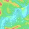 Mappa topografica Las Mercedes, altitudine, rilievo