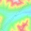 Mappa topografica Winfield, altitudine, rilievo