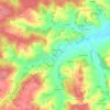 Mappa topografica Priel, altitudine, rilievo