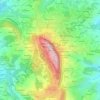 Mappa topografica Fratta, altitudine, rilievo