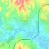 Mappa topografica Mijas Golf, altitudine, rilievo