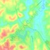 Mappa topografica Dysartsville, altitudine, rilievo