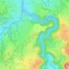 Mappa topografica Le Monteil, altitudine, rilievo