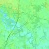 Mappa topografica Cendon, altitudine, rilievo