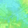 Mappa topografica La Mothe, altitudine, rilievo