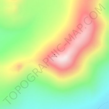 Mappa topografica Lauca, altitudine, rilievo