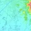 Mappa topografica Gagliano, altitudine, rilievo