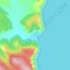 Mappa topografica Uzuri, altitudine, rilievo