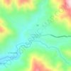 Mappa topografica Vallecitos de Zaragoza, altitudine, rilievo