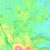 Mappa topografica Casais da Serra, altitudine, rilievo