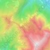Mappa topografica Alpe di Moncodeno, altitudine, rilievo