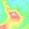 Mappa topografica Mount Narra Narra, altitudine, rilievo