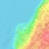 Mappa topografica La Gabiule, altitudine, rilievo