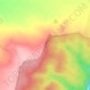 Mappa topografica evening view of Wilson’s Promontory, altitudine, rilievo