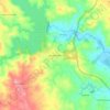 Mappa topografica Vale de Andreu, altitudine, rilievo