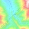 Mappa topografica Cebollar, altitudine, rilievo