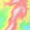 Mappa topografica Quirino Skyline, altitudine, rilievo