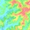 Mappa topografica Pastine, altitudine, rilievo