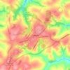 Mappa topografica Cianorte, altitudine, rilievo