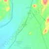 Mappa topografica Alto Peru, altitudine, rilievo