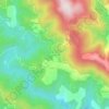 Mappa topografica Les Pauzes, altitudine, rilievo