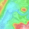 Mappa topografica La Buchille, altitudine, rilievo