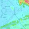 Mappa topografica Cuncolim, altitudine, rilievo