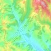 Mappa topografica Valiano, altitudine, rilievo