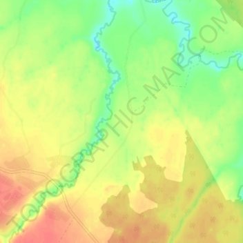 Mappa topografica Хлебниково, altitudine, rilievo