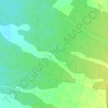 Mappa topografica Arqueros, altitudine, rilievo