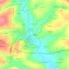 Mappa topografica La Ville aux Fèves, altitudine, rilievo