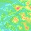 Mappa topografica Ngoumou, altitudine, rilievo
