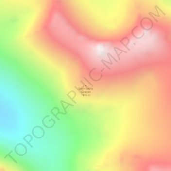 Mappa topografica Ippissuasiip Qaqqaa, altitudine, rilievo