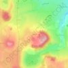 Mappa topografica Fourches, altitudine, rilievo