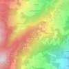Mappa topografica Selva dei Pini, altitudine, rilievo