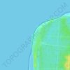 Mappa topografica Pointe Espagnole, altitudine, rilievo