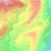 Mappa topografica Alice Superiore, altitudine, rilievo