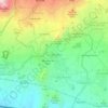 Mappa topografica Las Casas Viejas, altitudine, rilievo