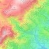 Mappa topografica L'Arzelier, altitudine, rilievo